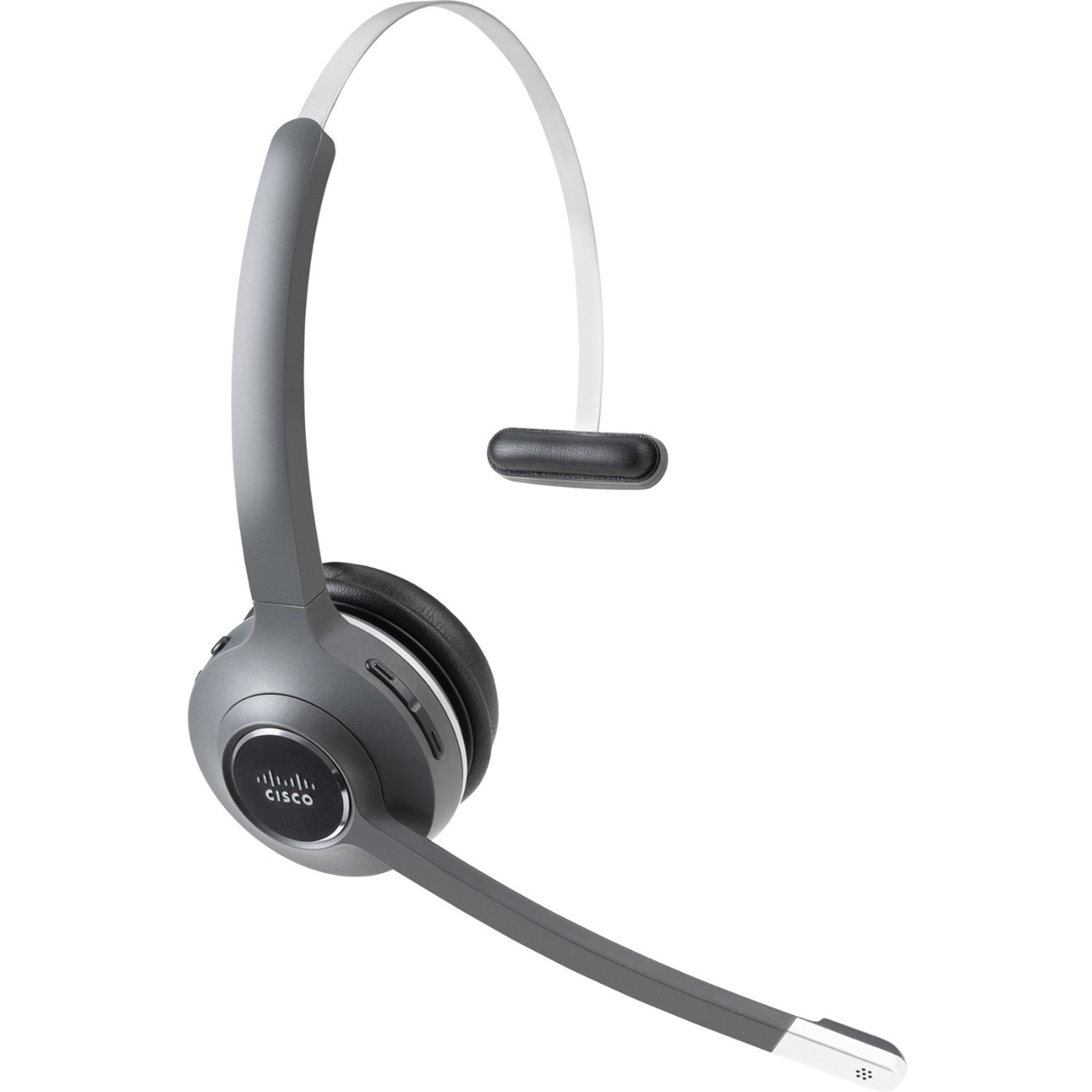 Cisco 561 Headset - Wireless - DECT 6.0 - 333 ft - 90 Ohm - Over-the-head - Ear-cup - Electret, Uni-directional Microphone
