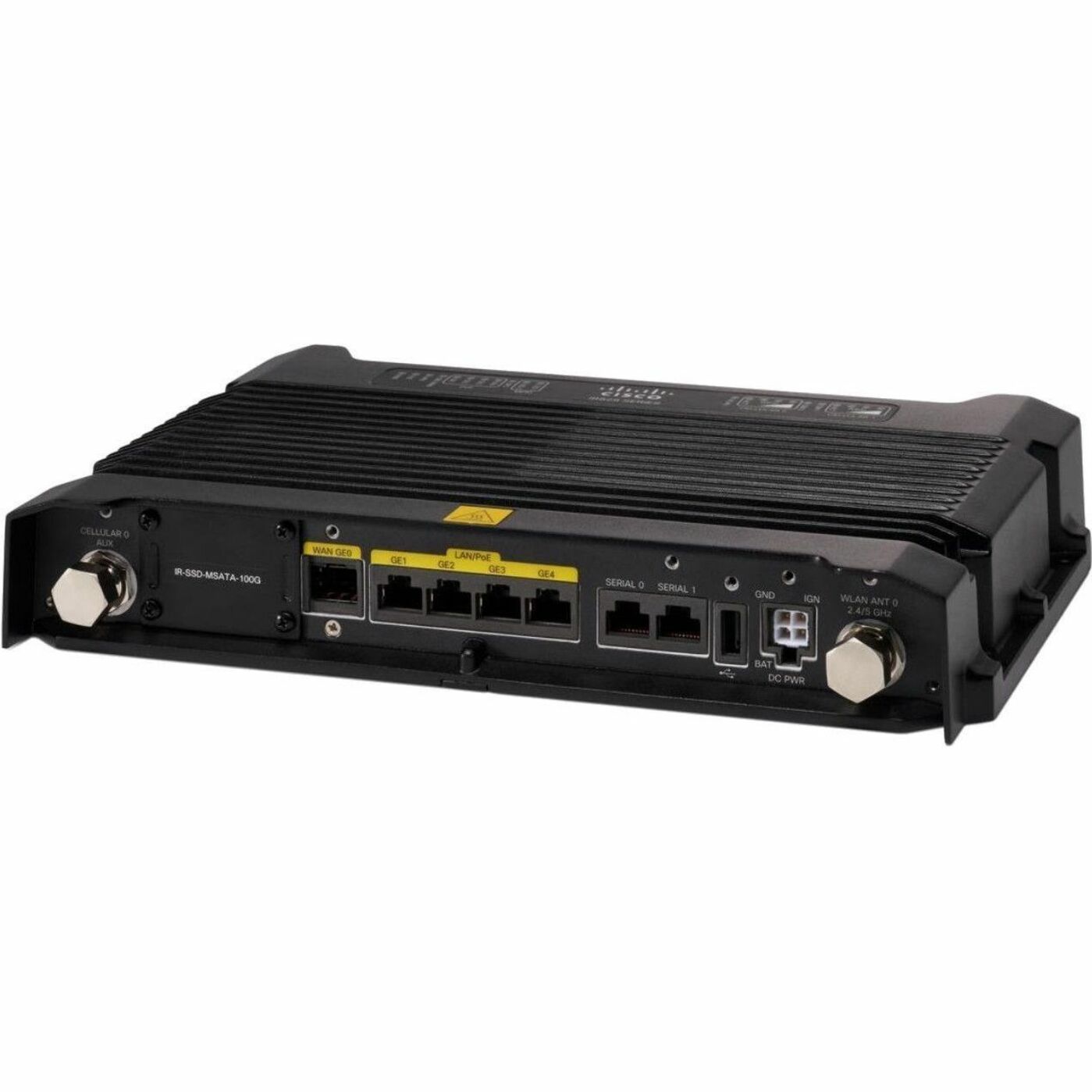 Cisco IR829 Wi-Fi 4 IEEE 802.11n 2 SIM Cellular Modem/Wireless Router - Refurbished - 4G - LTE 2100, LTE 1900, LTE 1800, LTE 1700, LTE 850, LTE 2600, LTE 700, LTE 800, LTE 2500, WCDMA 2100, WCDMA 1900