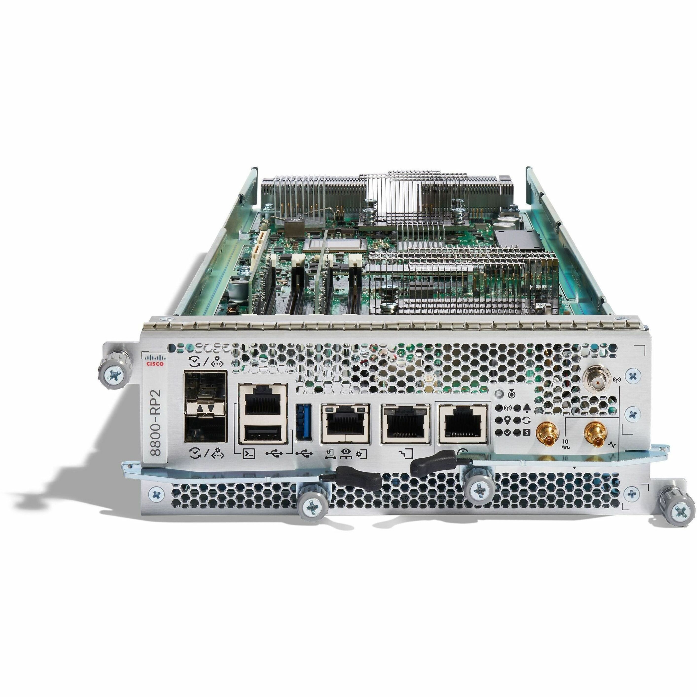 Cisco 8000 Router Processor 2 - For Processor, Data Networking - 1 x 10GBase-X Network - Optical Fiber, Twisted Pair10 Gigabit Ethernet, Gigabit Ethernet - 10GBase-X, 1000Base-X - 10 Gbit/s - 2 x Expa