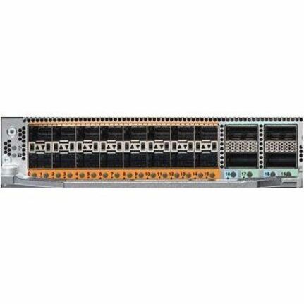 Cisco Modular Port Adapter - For Data Networking, Optical Network - 16 x Expansion Slot, 2 x 400GBase-X Expansion Slot - Optical Fiber50 Gigabit Ethernet, 400 Gigabit Ethernet - 400GBase-X - 18 x Expa