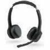 Cisco Dual-Ear, Carbon Black Headset Bundle - Google Assistant, Siri - Stereo - USB Type A - Wired/Wireless - Bluetooth - 213.3 ft - 32 Ohm - 20 Hz to 20 kHz - Over-the-head - Binaural - Supra-aural -