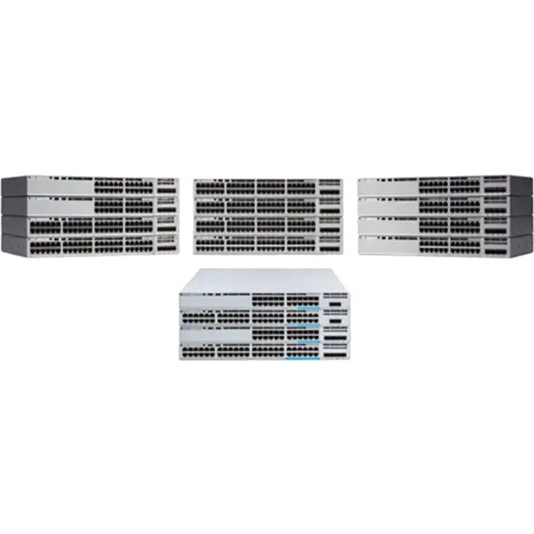 Cisco Catalyst 9200L48-port partial PoE+ 4x1G uplink Switch, Network Advantage - 48 Ports - Manageable - Gigabit Ethernet, 10 Gigabit Ethernet - 1000Base-T, 10GBase-X - Refurbished - 3 Layer Supported
