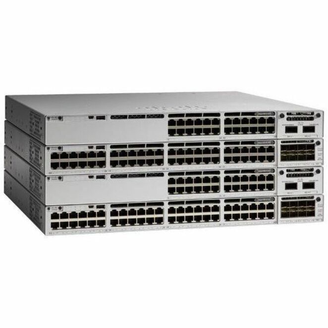 Cisco Catalyst 9300L-48UXG-4X-E Switch - 48 Ports - Manageable - Gigabit Ethernet, 10 Gigabit Ethernet - 10/100/1000Base-T, 10GBase-T, 10GBase-X - Refurbished - 3 Layer Supported - Modular - 1100 W Po