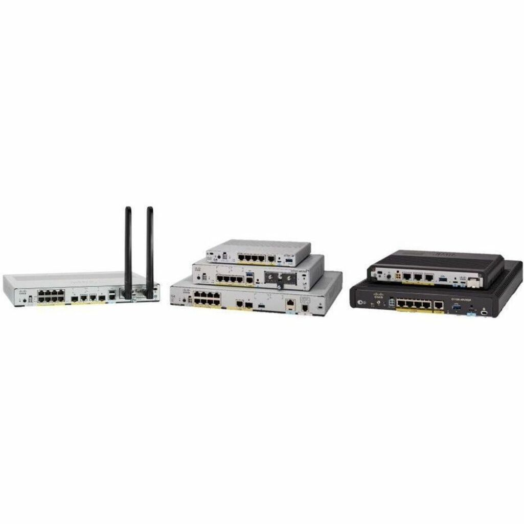 Cisco C1113-8PLTEEAWE Wi-Fi 5 IEEE 802.11ac Ethernet, ADSL2, VDSL2+, DSL, ADSL2+ Wireless Integrated Services Router - Refurbished - LTE Cat 6 - Single Band - 5 GHz UNII Band - 108.38 MB/s Wireless Sp