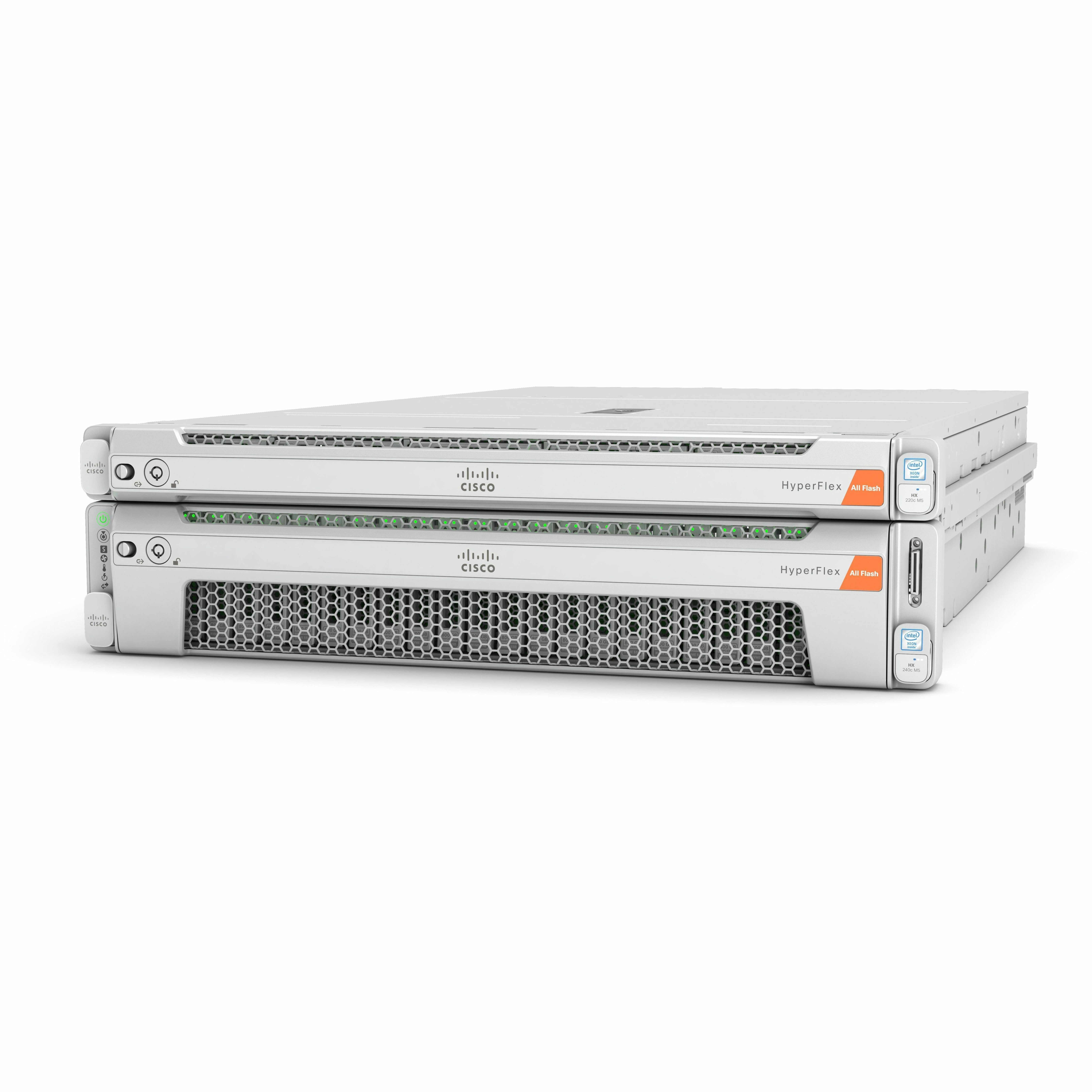 Cisco HyperFlex HX240c M5 Node (Hybrid) - Refurbished - 2 - 23 x HDD Supported - 1 Boot Drive(s) - Serial ATA Controller - 23 x Total Bays - Gigabit Ethernet - VGA - Network (RJ-45) - 2U - Rack-mounta