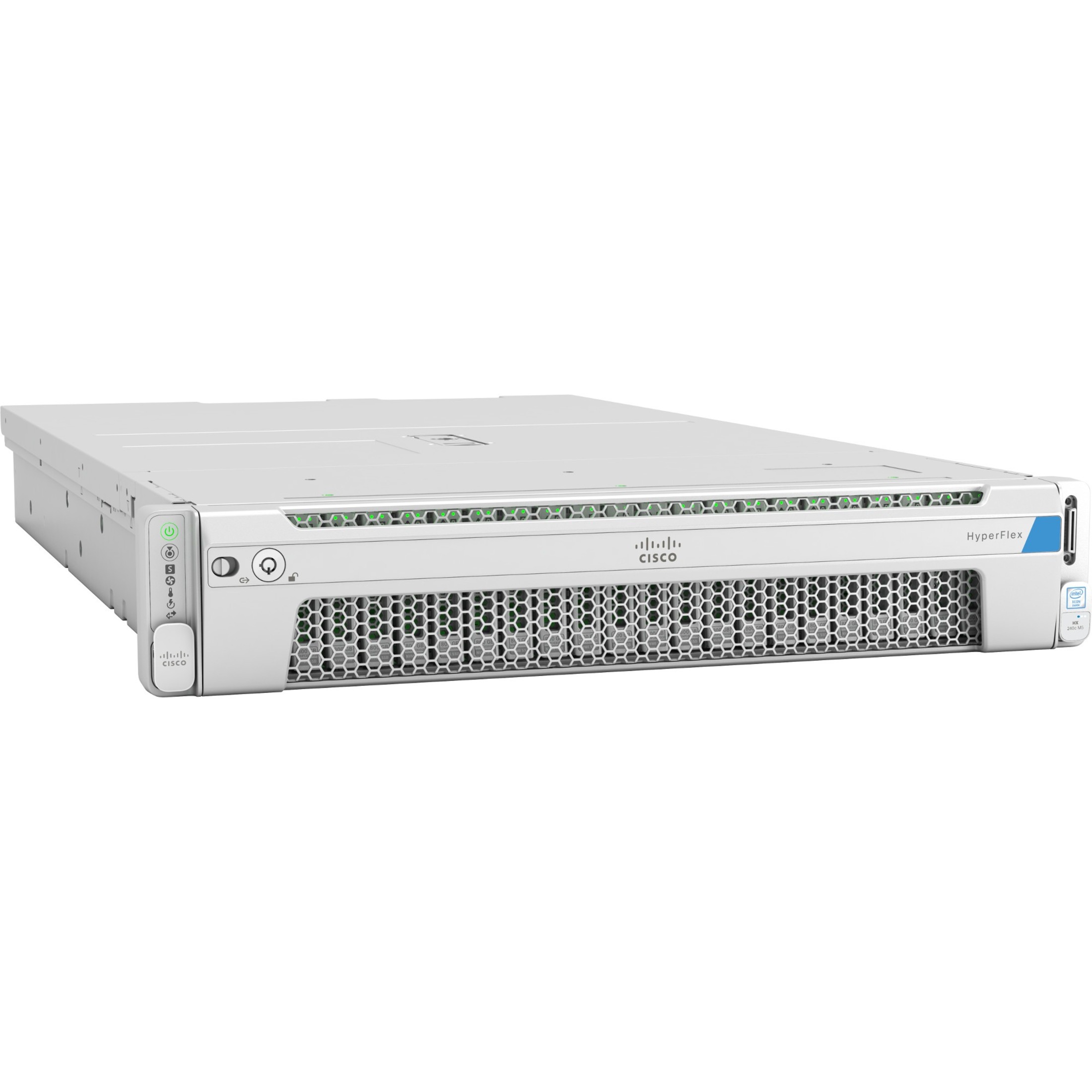 Cisco HyperFlex Server Barebone System - Refurbished - 2U Rack-mountable - 2 x Processor Support - Intel C620 Chip - 3 TB DDR4 SDRAM DDR4-2666/PC4-21300 Maximum RAM Support - 24 Total Memory Slots - 1