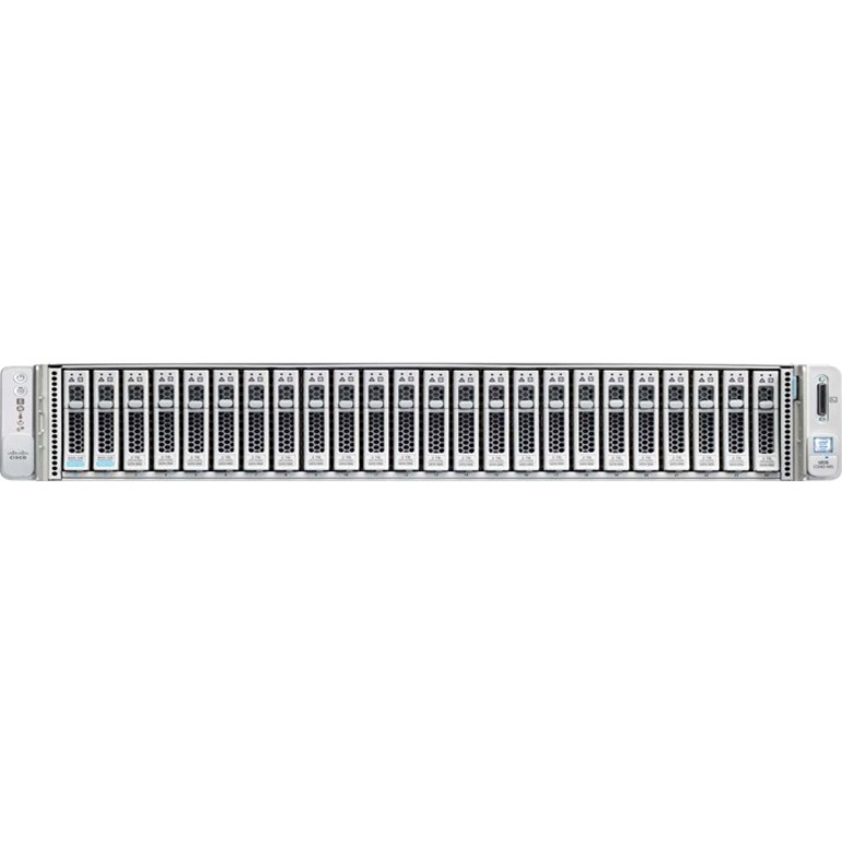 Cisco HyperFlex HyperFlex HX240 M5 Edge Server Barebone System - Refurbished - 2U Rack-mountable - 2 x Processor Support - Intel C621 Chip - 3 TB DDR4 SDRAM Maximum RAM Support - 24 Total Memory Slots