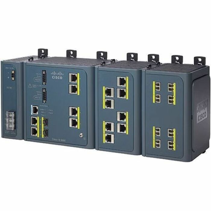 Cisco 3000 Network Security/Firewall Appliance - 2 Port - 10/100/1000Base-T, 1000Base-SX, 1000Base-LX, 100Base-FX - Gigabit Ethernet - 2 x RJ-45 - 2 Total Expansion Slots - DIN Rail Mountable