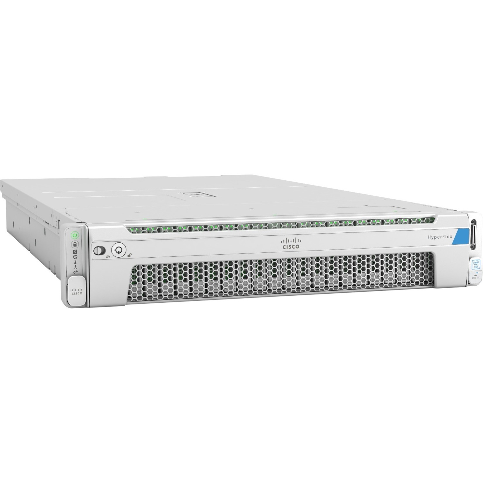 Cisco HyperFlex HX240c M5 2U Rack Server - 2 x Intel Xeon Silver 4114 2.20 GHz - 384 GB RAM - 240 GB SSD - 12Gb/s SAS Controller - Refurbished - Intel C620 Chip - 2 Processor Support - 3 TB RAM Suppor