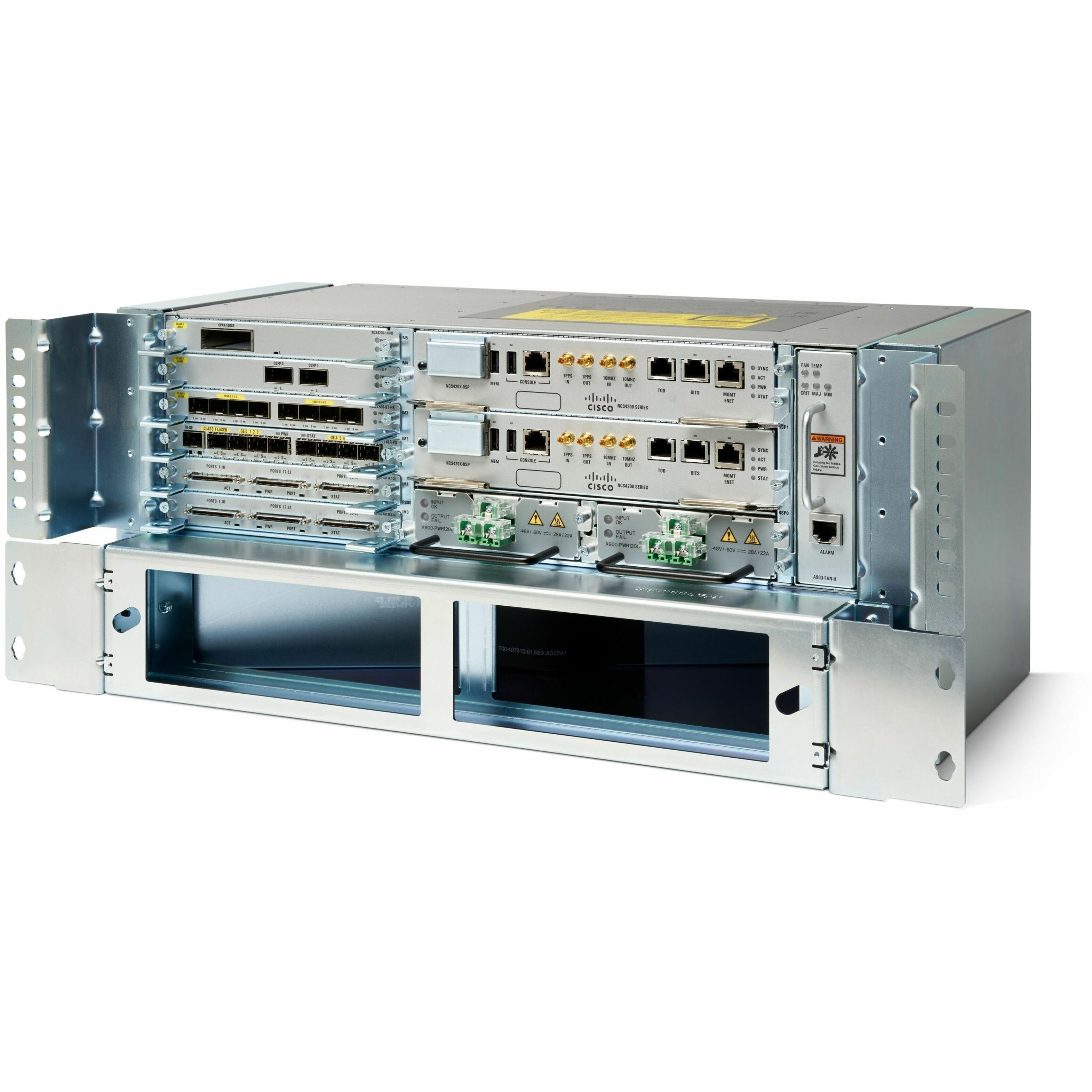 Cisco NCS 4206 Shelf Assembly (6 slots, 3 RU) - For Chassis - 3U Rack Height - Rack-mountable