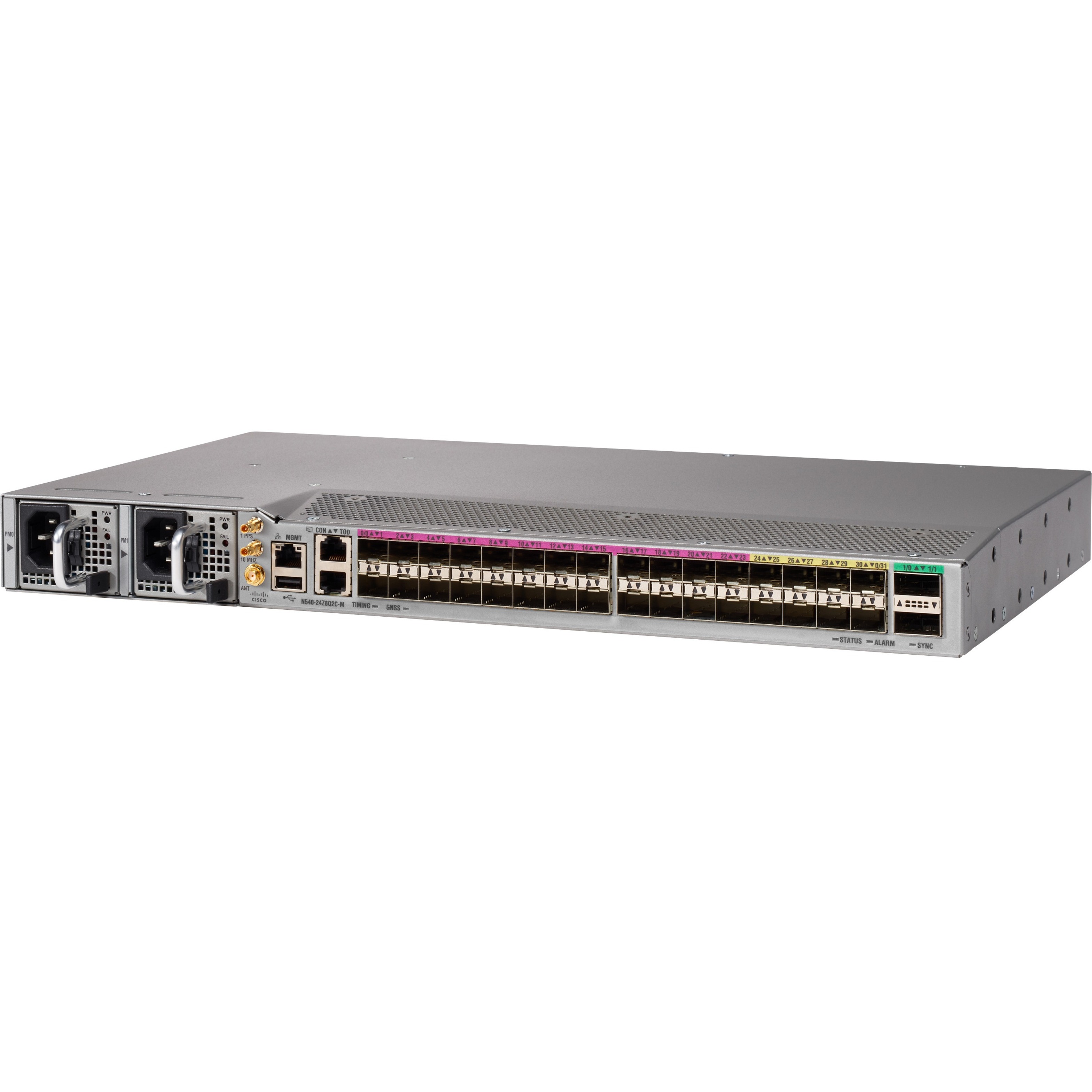 Cisco 540 Router Chassis - Refurbished - Management Port - 34 - 100 Gigabit Ethernet - 1U - Rack-mountable