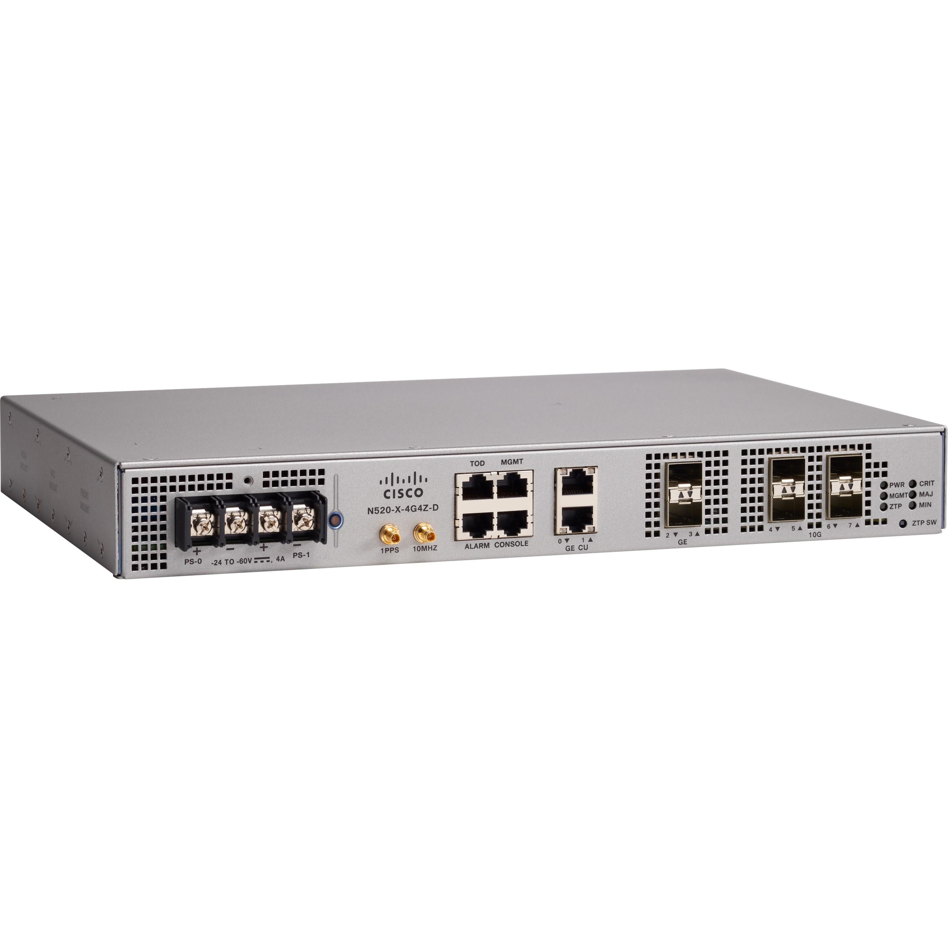 Cisco 520 Router - Refurbished - 4 Ports - Management Port - 4 - 10 Gigabit Ethernet - 1U - Rack-mountable, Wall Mountable