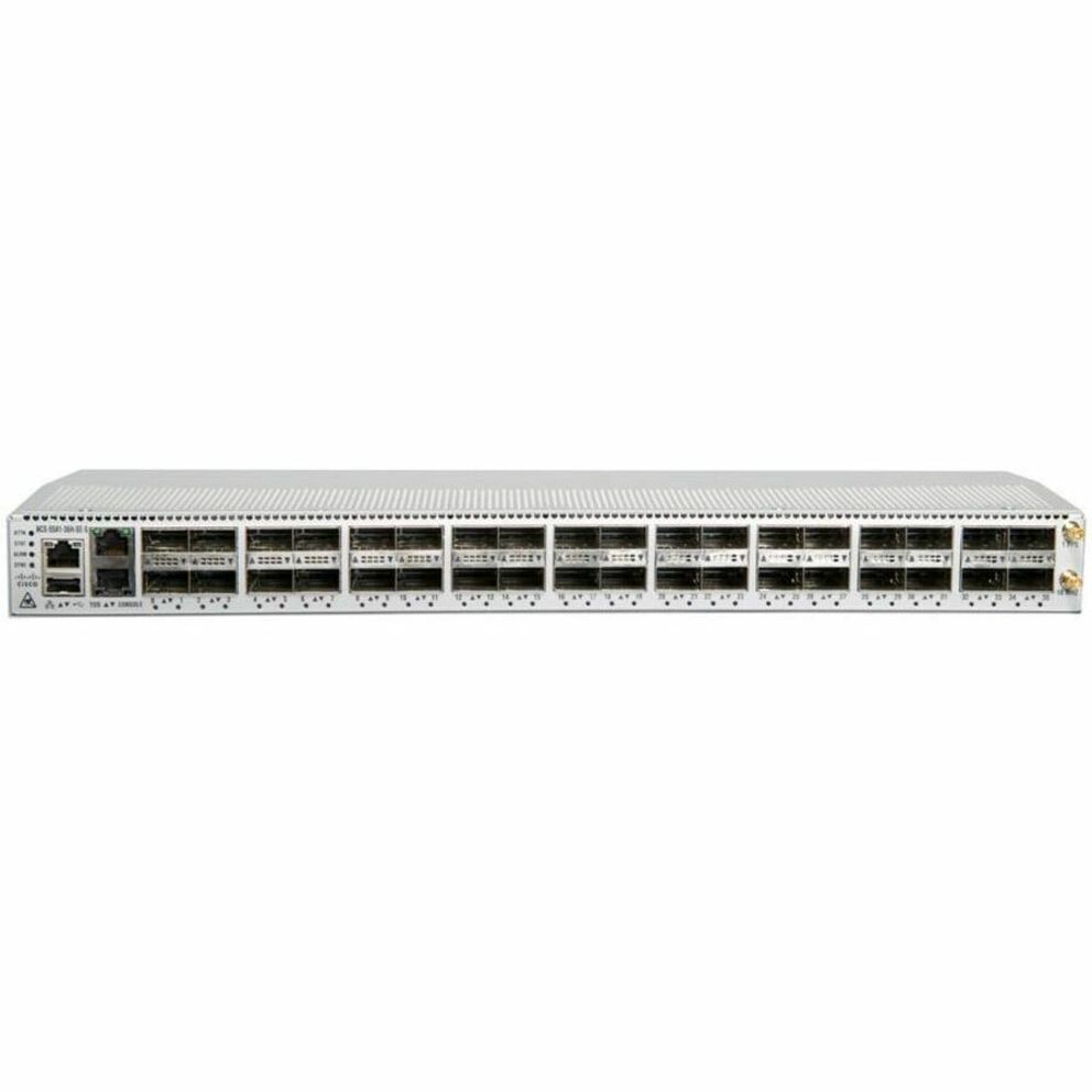 Cisco 55A1 Router Chassis - Refurbished - Management Port - 36 QSFP+ Slots, QSFP28 Slots - 32 GB - 100 Gigabit Ethernet - IEEE 802.1Q, IEEE 802.3ad, IEEE 802.1ad, IEEE 802.1ae - 1U - Rack-mountable - 