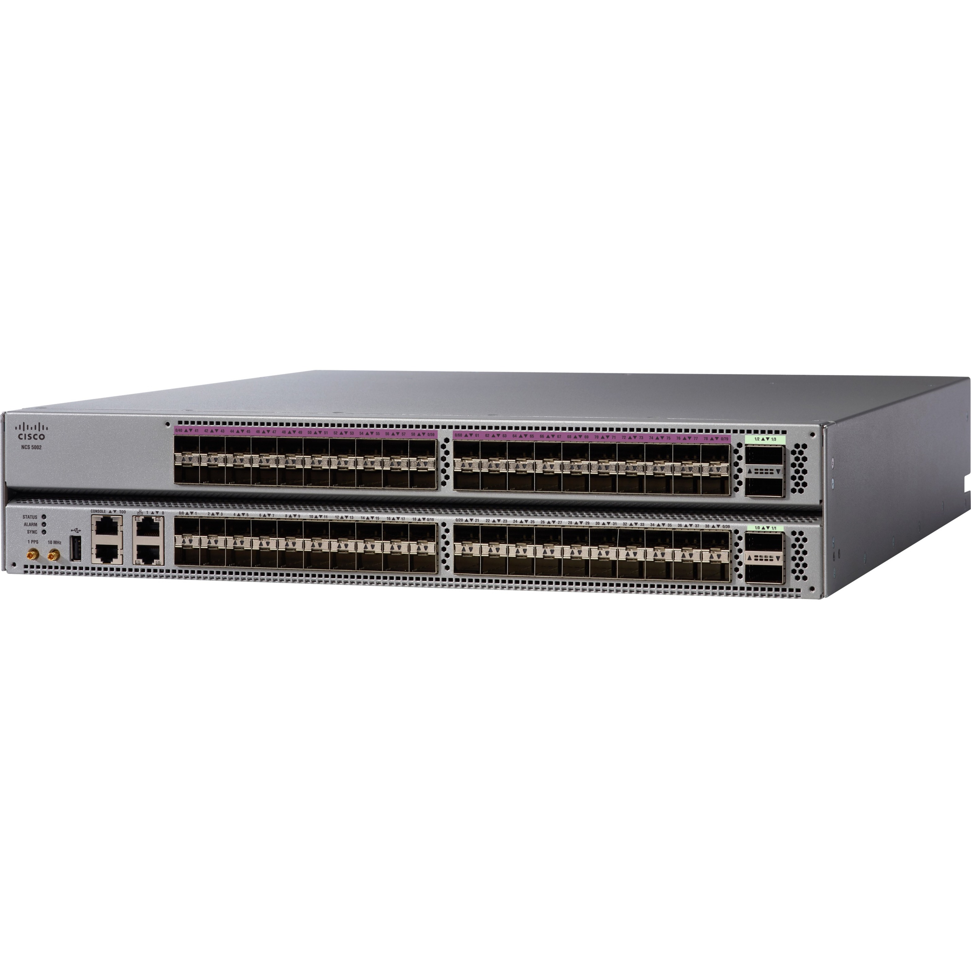 Cisco NCS 5002 Routing System - Refurbished - Management Port - 84 - 100 Gigabit Ethernet - 2U - Rack-mountable - 1 Year