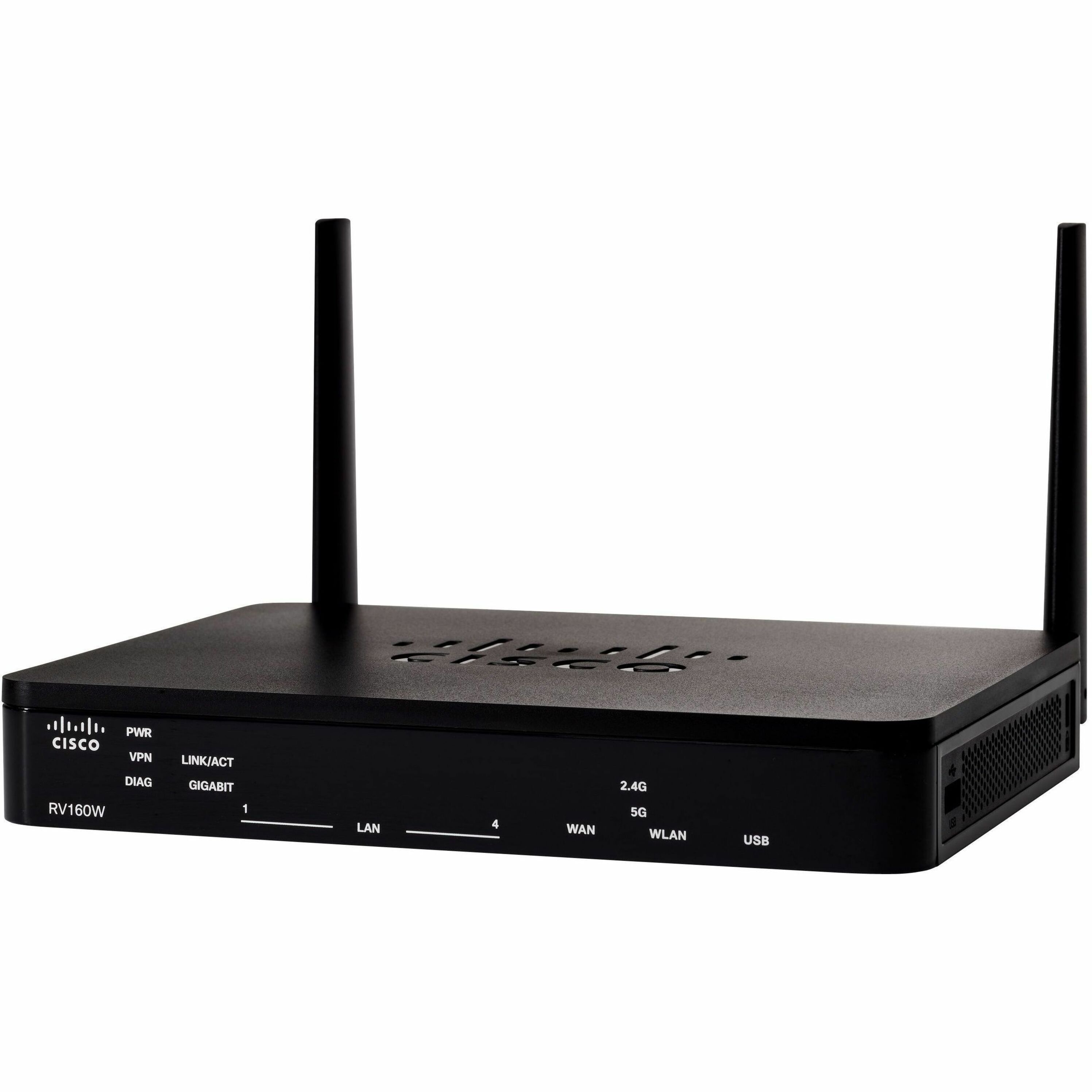 Cisco RV160 VPN Router - Refurbished - 5 Ports - Management Port - 1 - Gigabit Ethernet