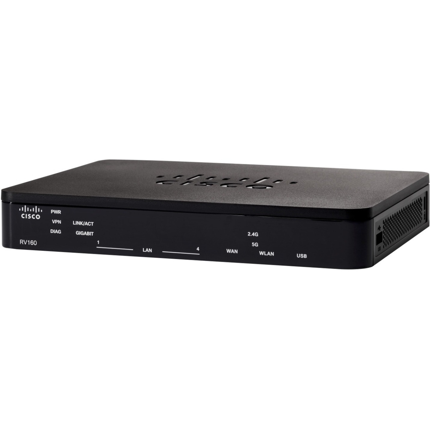 Cisco RV160 VPN Router - Refurbished - 5 Ports - Management Port - 1 - Gigabit Ethernet Lifetime Warranty
