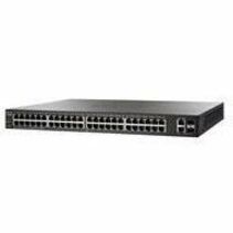 Cisco SF220-48P 48-Port 10/100 PoE Smart Plus Switch - 48 Ports - Manageable - Fast Ethernet, Gigabit Ethernet - 10/100Base-TX, 10/100/1000Base-T, 1000Base-X - Refurbished - 2 Layer Supported - 2 SFP 
