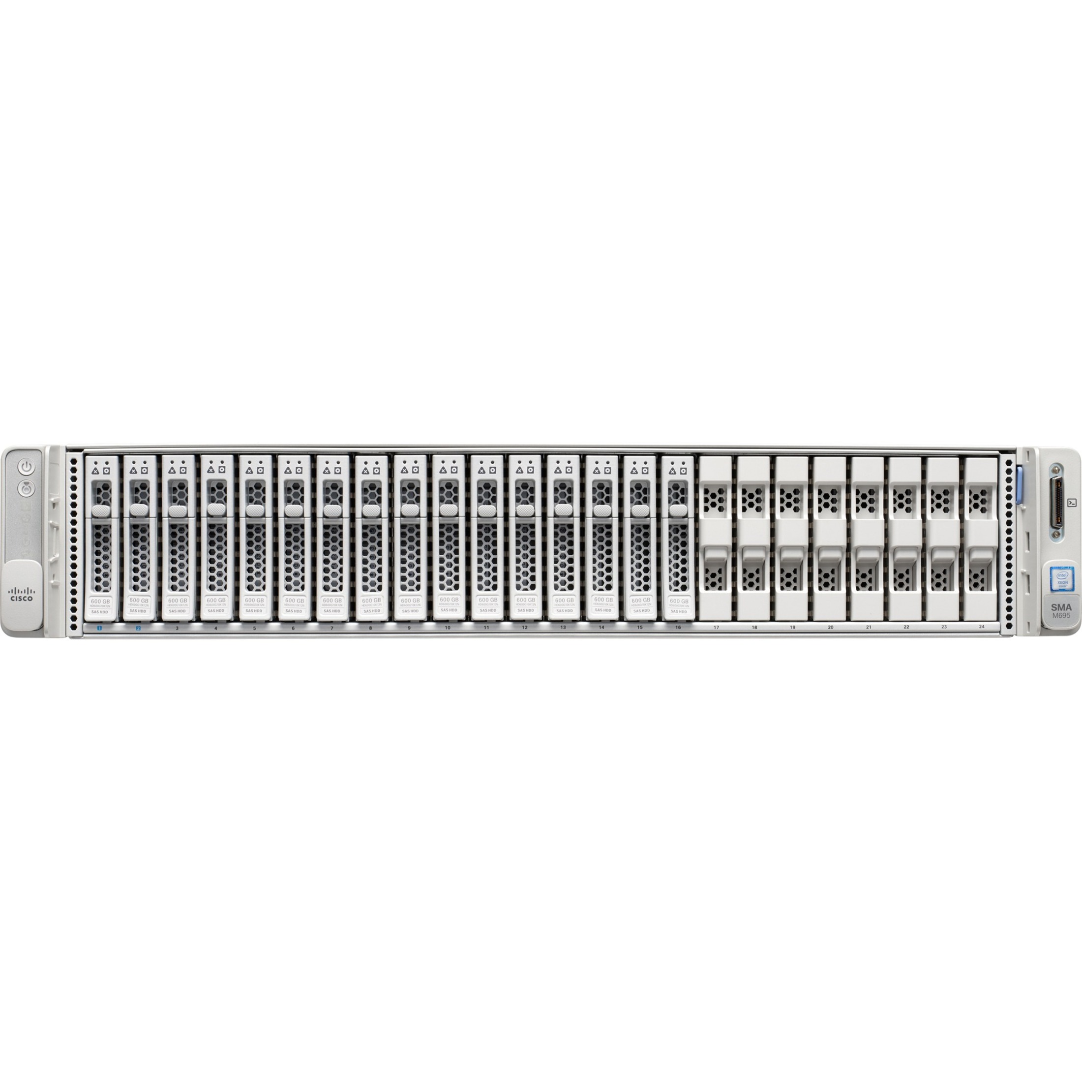 Cisco M695 Network Security/Firewall Appliance - 6 Port - 10/100/1000Base-T - Gigabit Ethernet - 6 x RJ-45 - 2U - Rack-mountable