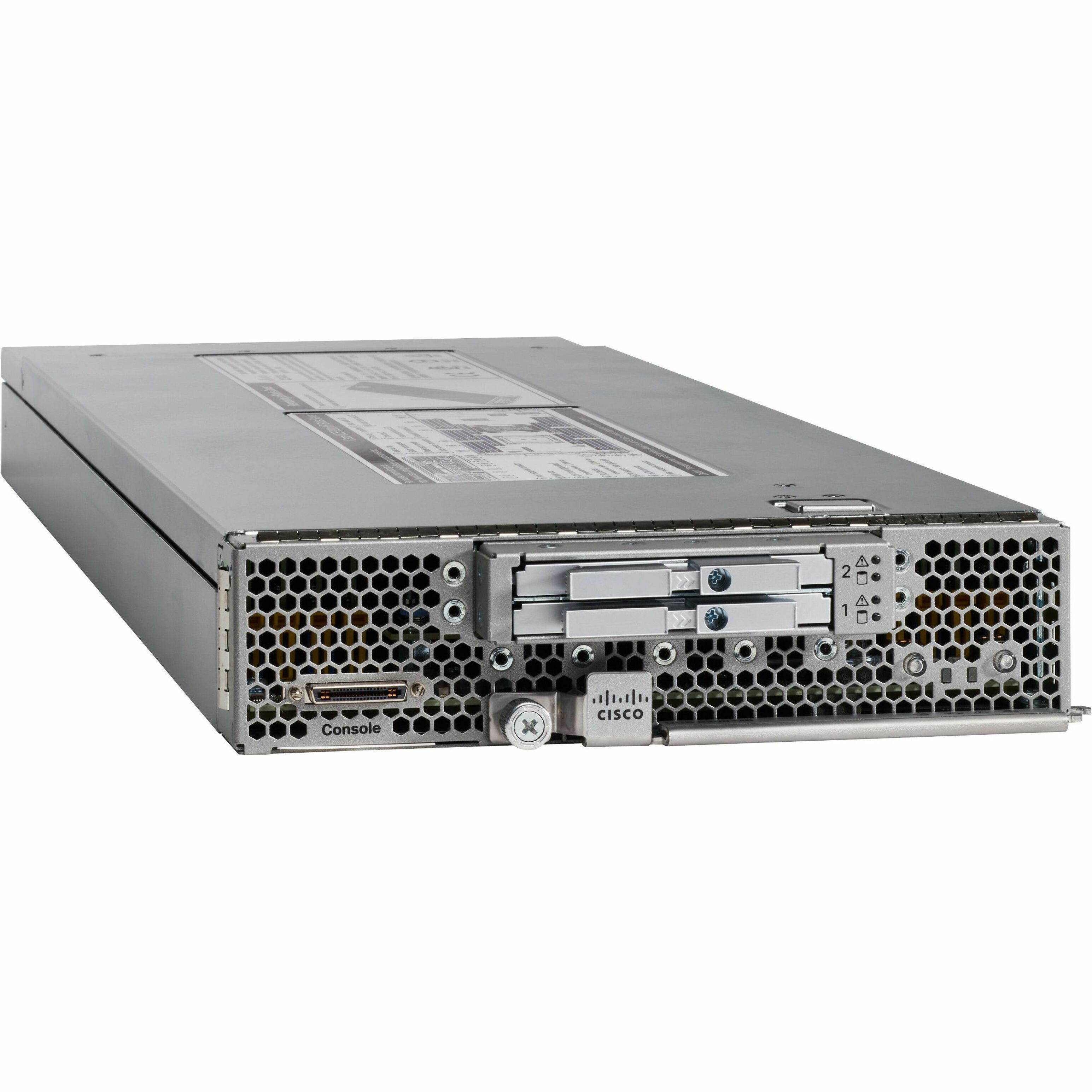 Cisco UCSB-B200-M6-U Barebone System - Refurbished - Blade - 2 x Processor Support - Intel C621A Chip - 12 TB DDR4 SDRAM DDR4-2666/PC4-21300 Maximum RAM Support - 32 Total Memory Slots - 12Gb/s SAS RA