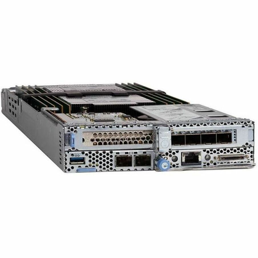 Cisco UCSC-C125-RF Barebone System - Refurbished - 2U Rack-mountable - 2 x Processor Support - AMD Chip - 64 GB DDR4 SDRAM DDR4-2666/PC4-21333 Maximum RAM Support - 16 Total Memory Slots - Serial ATA 