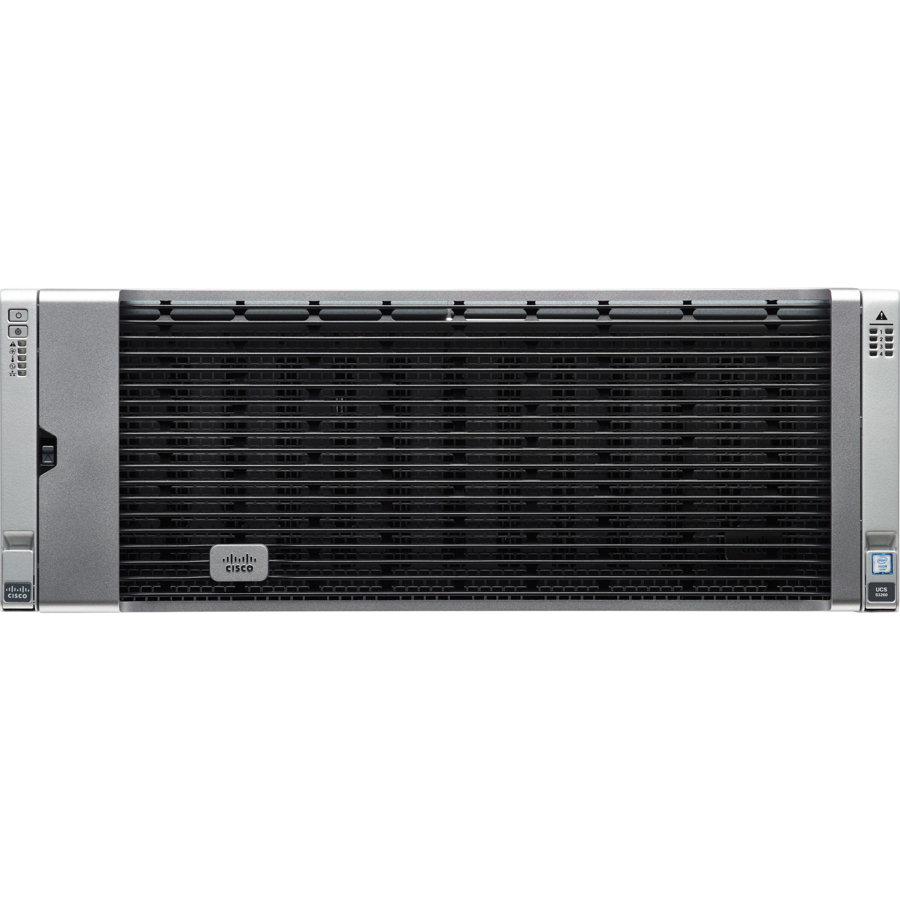 Cisco S3260 M5 Barebone System - Refurbished - 4U Rack-mountable - 2 x Processor Support - DDR4 SDRAM DDR4-2666/PC4-21300 Maximum RAM Support - 14 Total Memory Slots - 12Gb/s SAS RAID Supported Contro