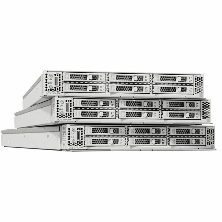 Cisco UCSX-210C-M6 Barebone System - Refurbished - 2 x Processor Support - Intel Chip - 8 TB DDR4 SDRAM DDR4-3200/PC4-25600 Maximum RAM Support - 32 Total Memory Slots - Serial ATA RAID Supported, Ser