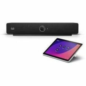 Webex Room Bar BYOD, Carbon Black - For Video Conferencing, Meeting Room, Huddle Space - Small Room Size Supported - CMOS - 3840 x 2160 Video (Live) - H.323, SIP, H.245, H.239, H.460.18/19 - 4K UHD - 