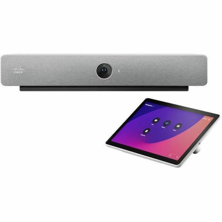 Cisco Webex Room Bar Video Conference Equipment - For Video Conferencing, Meeting Room, Presentation, Audio Conferencing, Collaboration Space, Huddle Space - Small Room Size Supported - CMOS - 3840 x 