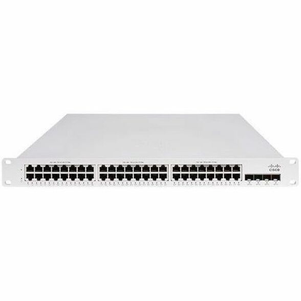Meraki MS150-48T-4G Ethernet Switch - 48 Ports - Manageable - Gigabit Ethernet - 10/100/1000Base-T, 1000Base-X - 2 Layer Supported - 4 SFP Slots - Twisted Pair, Optical Fiber - 1U - Rack-mountable - L