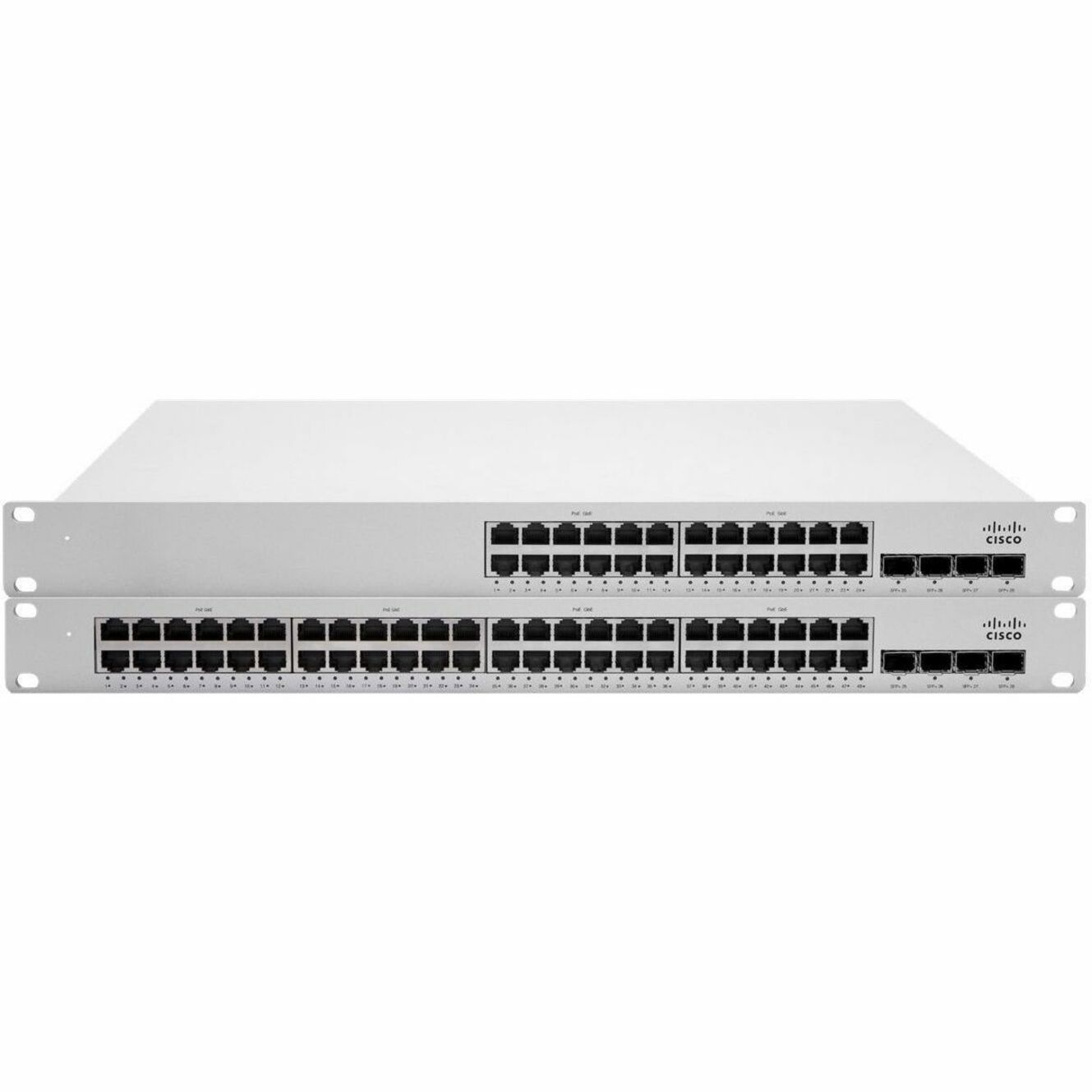 Cisco Meraki MS150-24MP-4X Ethernet Switch - 24 Ports - Manageable - Gigabit Ethernet, 5 Gigabit Ethernet, 10 Gigabit Ethernet - 5GBase-T, 10GBase-X - 3 Layer Supported - 370 W PoE Budget - Twisted Pa