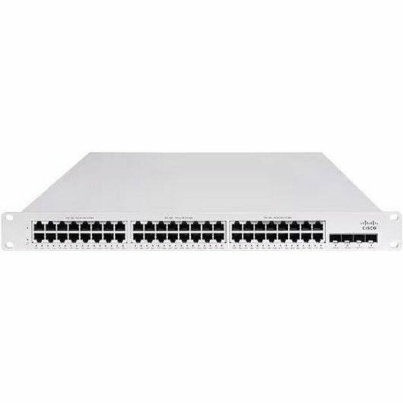 Meraki MS150-48FP-4X Ethernet Switch - 48 Ports - Manageable - Gigabit Ethernet, 10 Gigabit Ethernet - 10/100/1000Base-T, 10GBase-X - 2 Layer Supported - 740 W PoE Budget - Twisted Pair, Optical Fiber