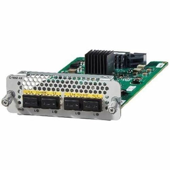 Cisco Expansion Module - For Data Networking, Optical Network - 4 x 1000Base-X Network - Optical FiberGigabit Ethernet - 1000Base-X - 1 Gbit/s - Plug-in Module - 1