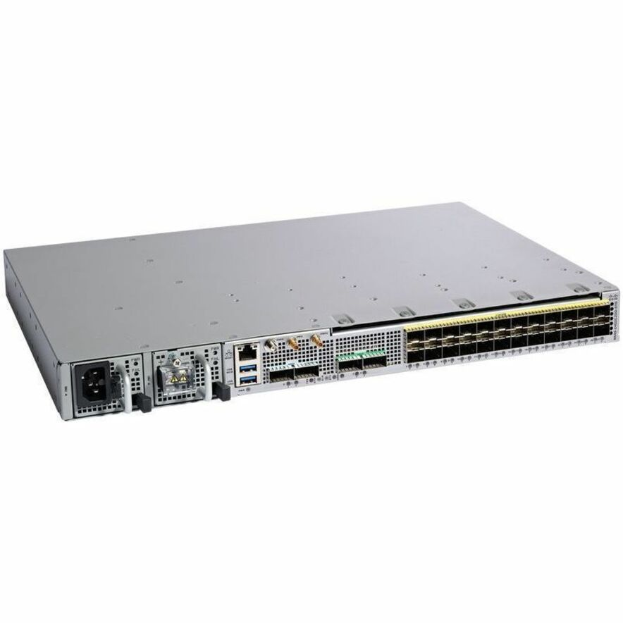 Cisco N540-24Q2C2DD-SYS Router Chassis - 33 QSFP-DD Slots - 16 GB - 400 Gigabit Ethernet - IEEE 802.1Q, IEEE 802.3ad - 1U - Rack-mountable - 1 Year