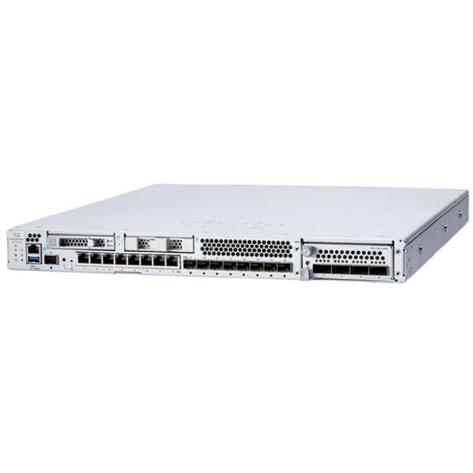 Cisco 3120 Network Security/Firewall Appliance - 8 Port - 10/100/1000Base-T, 1000Base-T - 10 Gigabit Ethernet - 22 Gbit/s Firewall Throughput - 6000 VPN - 8 x RJ-45 - 8 Total Expansion Slots - 50 Hz, 