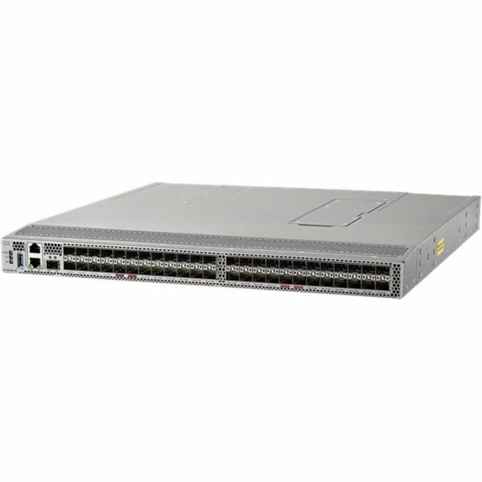 Cisco MDS 9148V 64-Gbps 48-Port Fibre Channel Switch - 48 Ports - 64 Gbit/s - 48 Fiber Channel Ports - Gigabit Ethernet - 48 x Total Expansion Slots - SFP+ - 48 x SFP+ Slots - Manageable - Rack-mounta