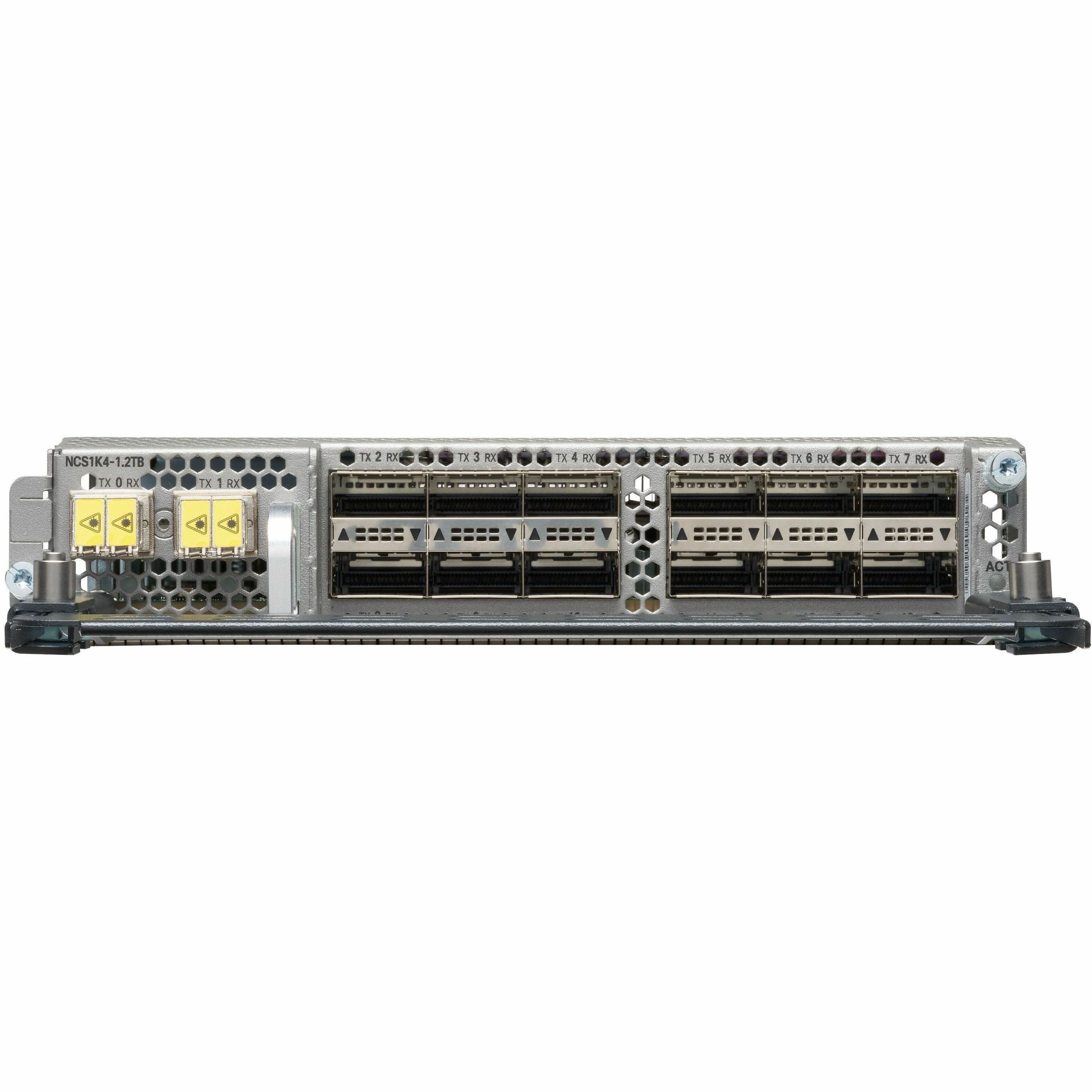 Cisco NCS1K4 12x QSFP28 2 Trunk C-Band DWDM card - For Data Networking, Optical NetworkOptical Fiber - 12 x Expansion Slots - QSFP28