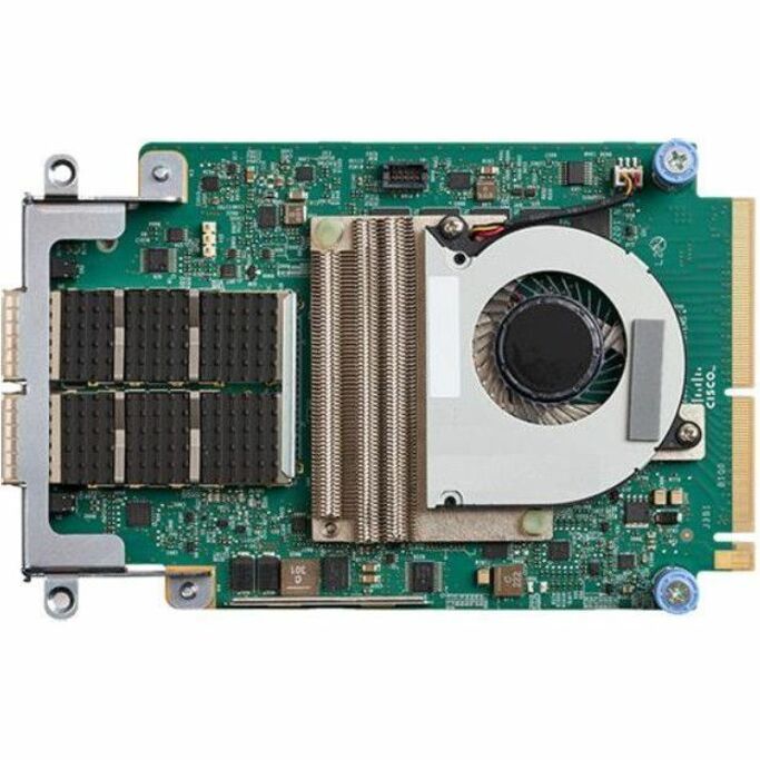 Cisco VIC 15237 - PCI Express - 200 Gbit/s Data Transfer Rate - 2 Port(s) - Optical Fiber - QSFP, QSFP28, QSFP56 - Plug-in Card