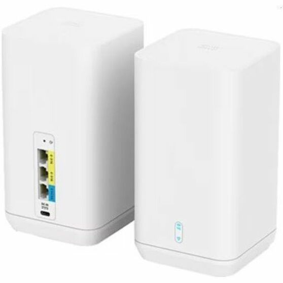 Cisco Catalyst CG113-4GW6B Wi-Fi 6 IEEE 802.11ax 2 SIM Ethernet Wireless Router - Refurbished - 4G - LTE - 4 x Antenna(4 x Internal) - 2 x Network Port - 1 x Broadband Port - USB - Gigabit Ethernet