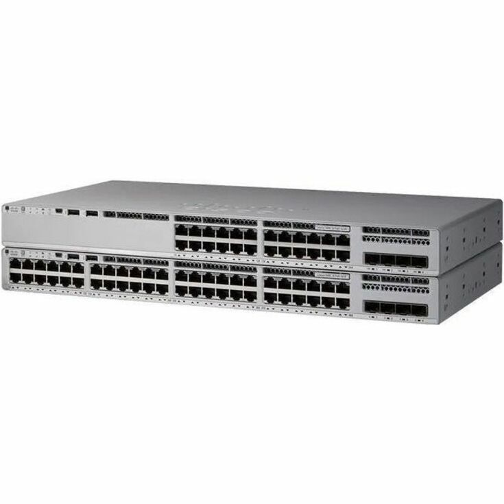 Cisco Catalyst C9200CX-8UXG-2X Ethernet Switch - 8 Ports - Manageable - Gigabit Ethernet, 10 Gigabit Ethernet - 10GBase-X, 10/100/1000Base-T - Refurbished - 3 Layer Supported - Modular - 315 W Power C