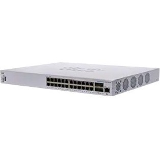 Cisco Business 350-24XT Managed Switch - 28 Ports - Manageable - 10 Gigabit Ethernet - 10GBase-T, 10GBase-X - Refurbished - 3 Layer Supported - Modular - 124.50 W Power Consumption - Optical Fiber, Tw