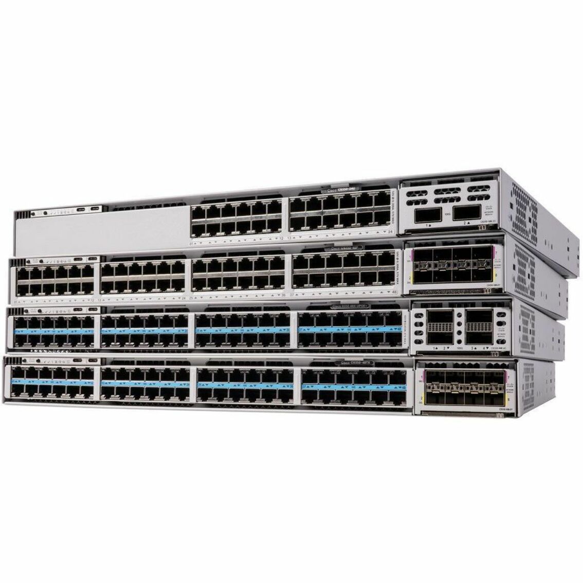 Cisco C9350 Series Smart Switches - 24 Ports - Gigabit Ethernet - 10/100/1000Base-T - 3 Layer Supported - Modular - 1440 W PoE Budget - Twisted Pair - PoE Ports - Lifetime Limited Warranty
