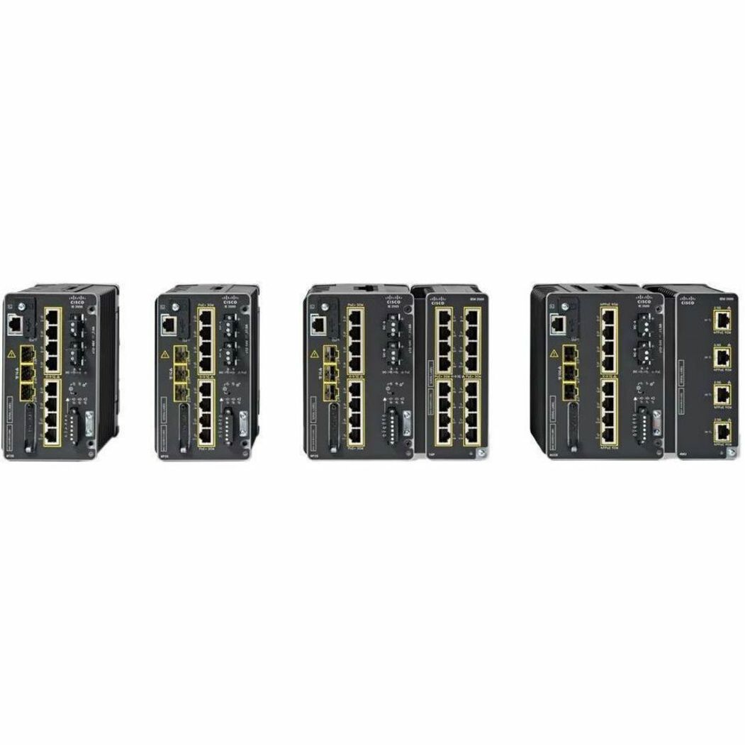 Cisco IE-3500H-12P2MU2XE Ethernet Switch - Manageable - Gigabit Ethernet, 10 Gigabit Ethernet - 10/100/1000Base-T, 10GBase-X, 1000Base-X - 2 Layer Supported - 2 SFP Slots - 45 W Power Consumption - 24