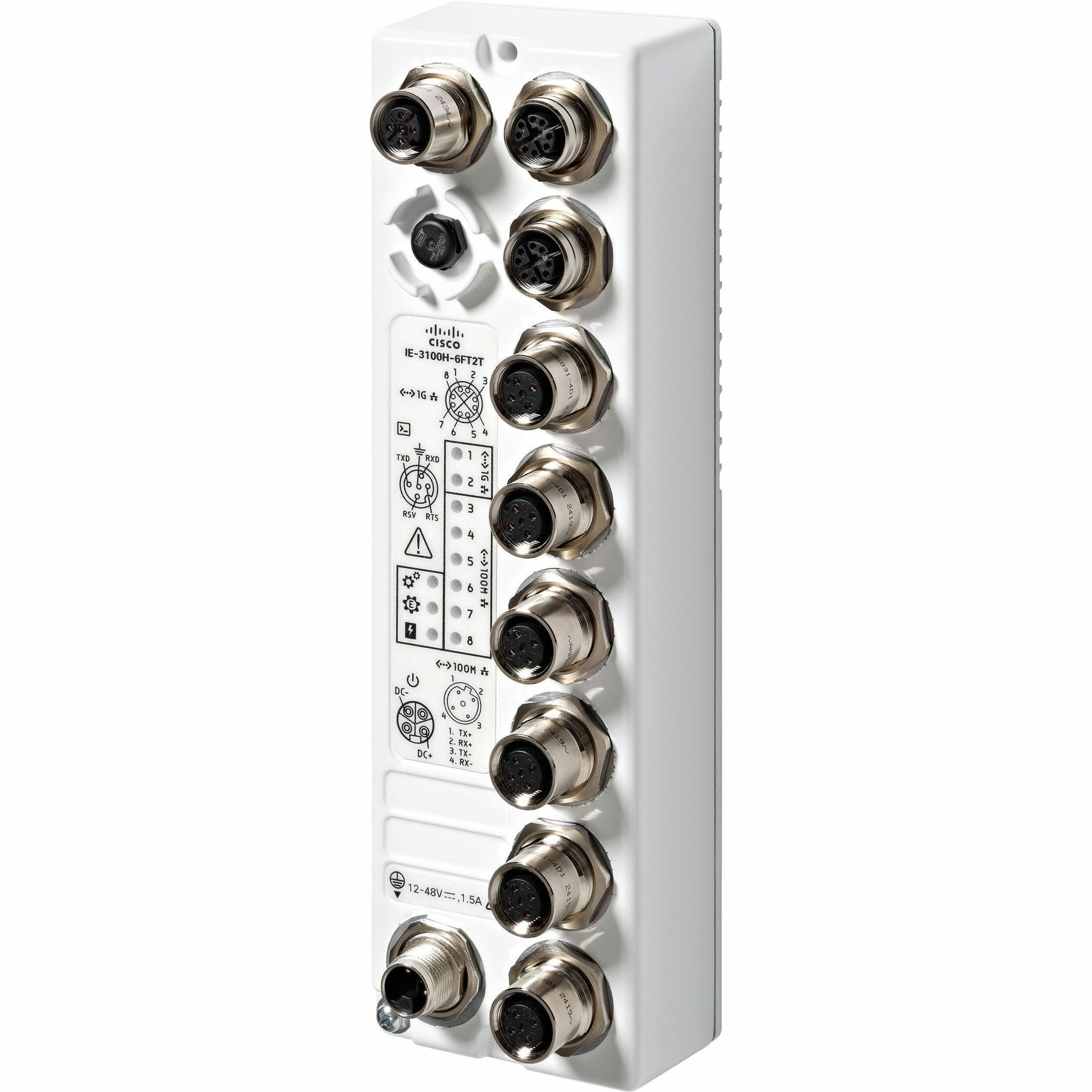 Cisco Catalyst IE-3100H-6FT2T-E Ethernet Switch - Manageable - Gigabit Ethernet - 100Base-X, 100Base-TX, 1000Base-T, 1000Base-X - 3 Layer Supported - 10.40 W Power Consumption - Wall Mountable, Compac