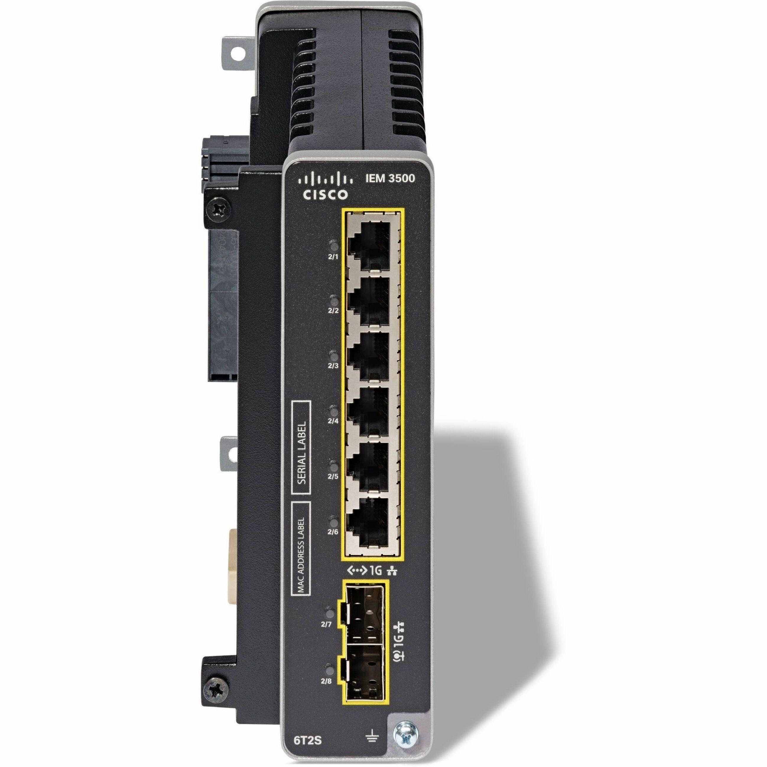 Cisco Expansion Module - For Data Networking, Optical Network - 6 x RJ-45 10/100/1000 LAN - Optical FiberGigabit Ethernet - 10/100/1000Base-T, 1000Base-X - 1 Gbit/s - 2 x Expansion Slots - SFP