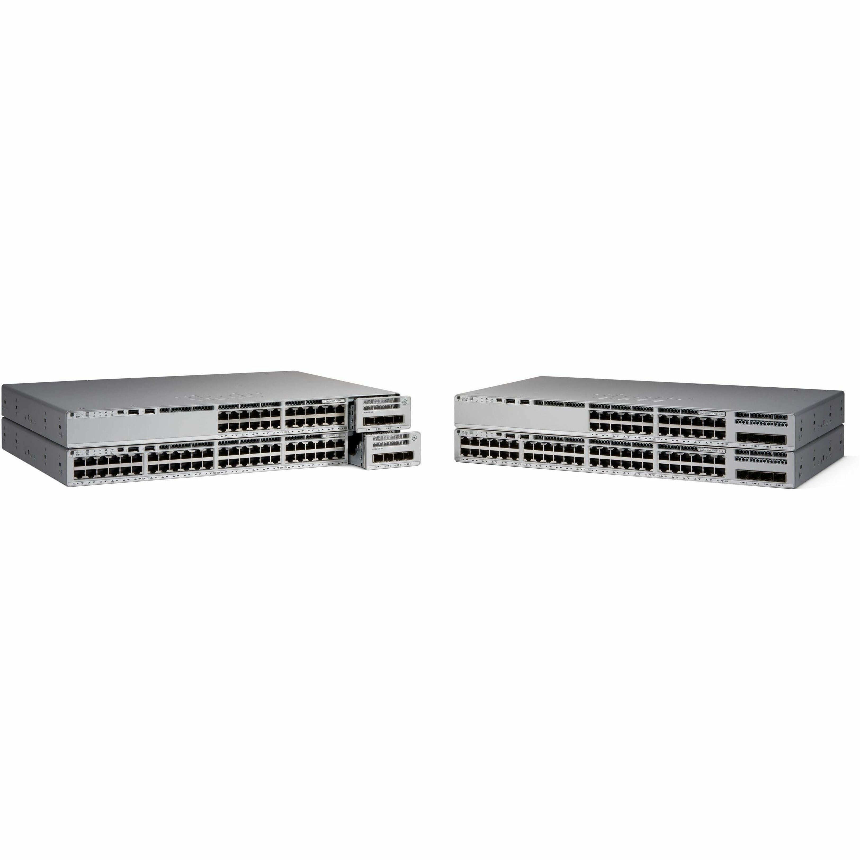 Cisco Meraki Catalyst C9200L-24T-4X-M Ethernet Switch - 24 Ports - Manageable - Gigabit Ethernet, 10 Gigabit Ethernet - 1000Base-T, 10GBase-X - 3 Layer Supported - Twisted Pair, Optical Fiber - 1U - R