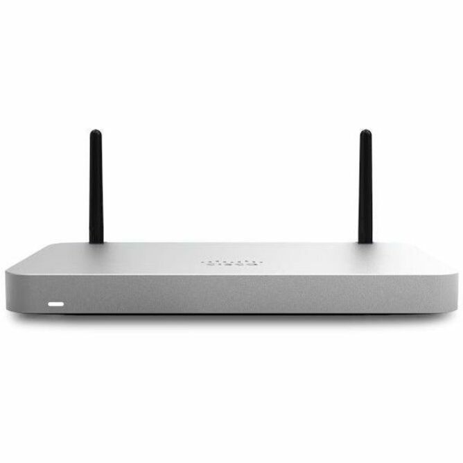 Cisco Meraki MX67W Network Security/Firewall Appliance - Intrusion Prevention - 6 Port - Gigabit Ethernet - 700 Mbit/s Firewall Throughput - Wireless LAN IEEE 802.11 a/b/g/n/ac - WEP, WPA, WPA2-PSK, W