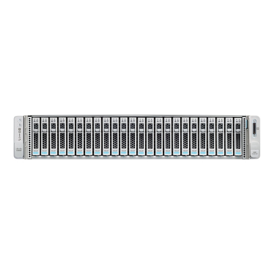 Cisco Barebone System - 2U Rack-mountable - 2 x Processor Support - Intel C741 Chip - 8 TB DDR5 SDRAM DDR5-5600/PC5-44800 Maximum RAM Support - 32 Total Memory Slots - SD - 12Gb/s SAS Controller 8 MB 