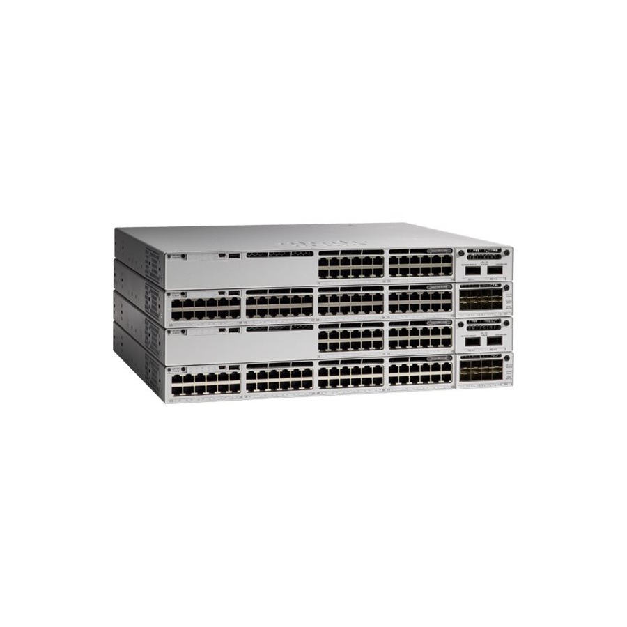 Cisco Catalyst 9300L-48P-4G Ethernet Switch - 48 Ports - Manageable - Gigabit Ethernet - 1000Base-T, 1000Base-X - 3 Layer Supported - Modular - 4 SFP Slots - 715 W Power Consumption - Twisted Pair, Op