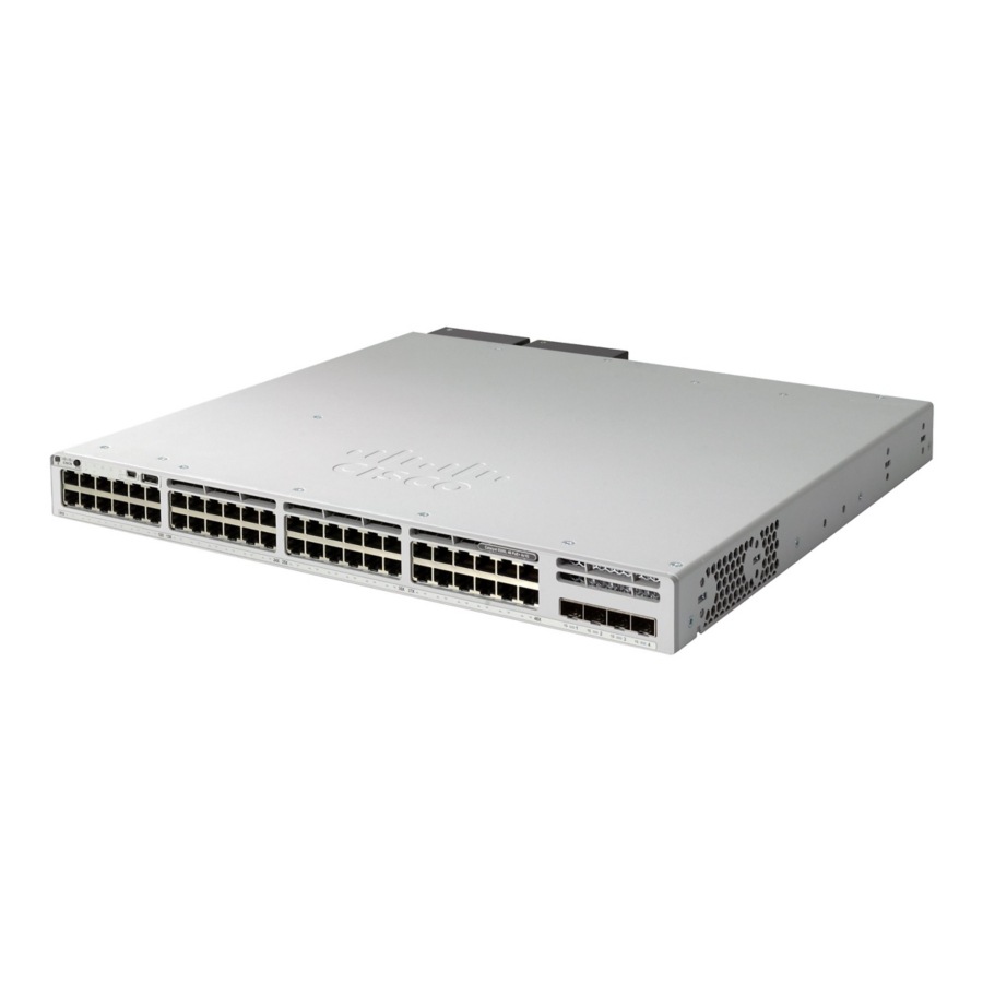 Cisco Catalyst 9300L-48P-4X-A Switch - 48 Ports - Manageable - 3 Layer Supported - Modular - 715 W Power Consumption - Optical Fiber, Twisted Pair - Rack-mountable - Lifetime Limited Warranty