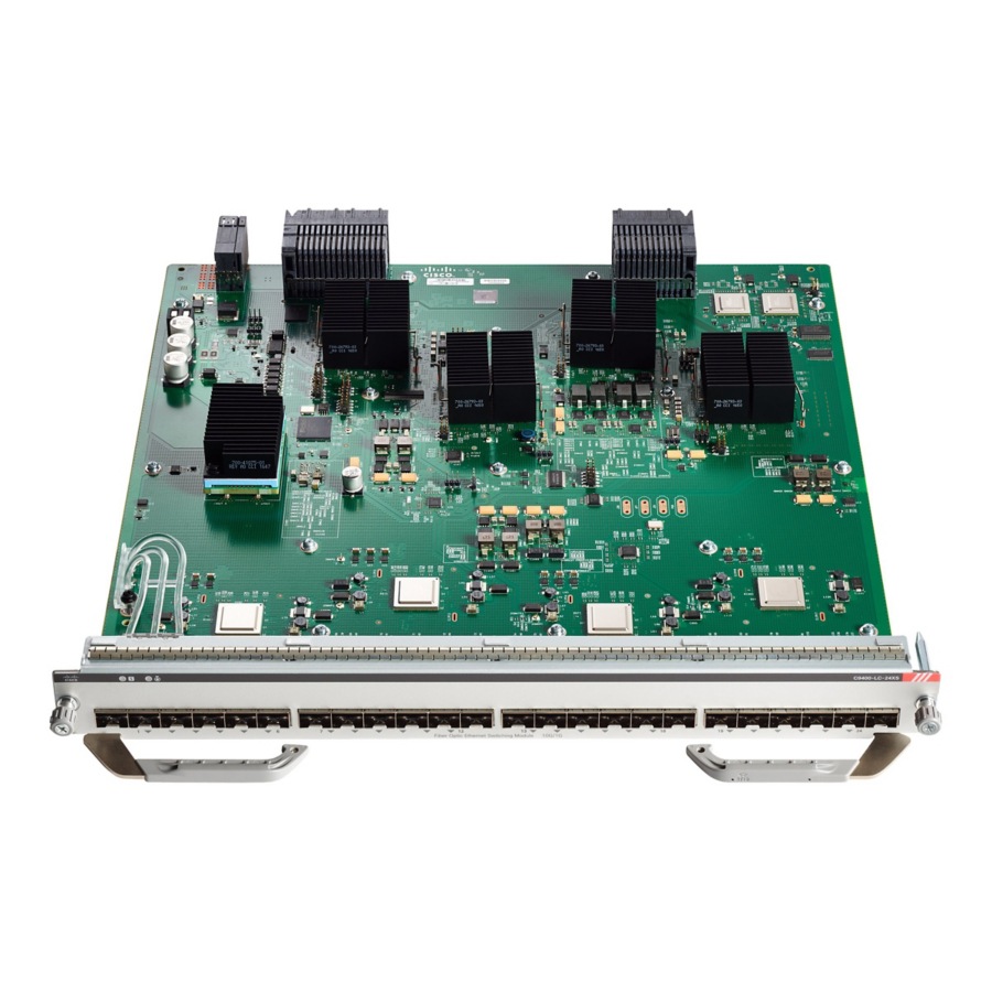 Cisco Catalyst 9400 Series 20-Port 25G (SFP28), 4-Port 10G (SFP+) - For Data Networking, Optical NetworkOptical Fiber10 Gigabit Ethernet, 25 Gigabit Ethernet - 10GBase-X, 25GBase-X - 24 x Expansion Sl